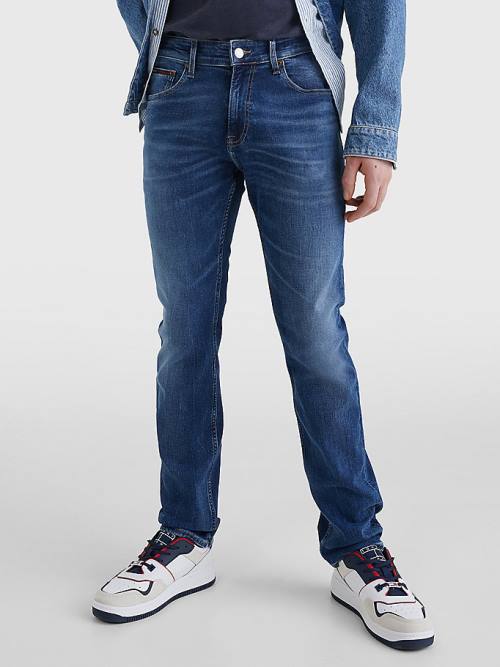 Tommy Hilfiger Scanton Faded Slim Fit Farmer Férfi Denim | TH250LPG