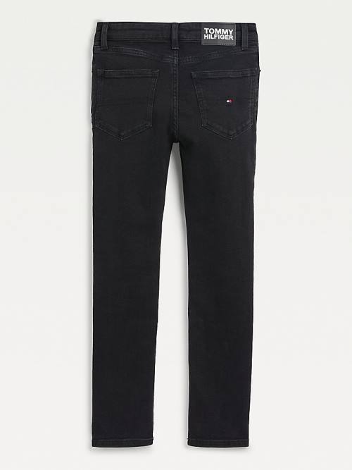 Tommy Hilfiger Scanton Slim Black Farmer Fiú Denim | TH723SUQ