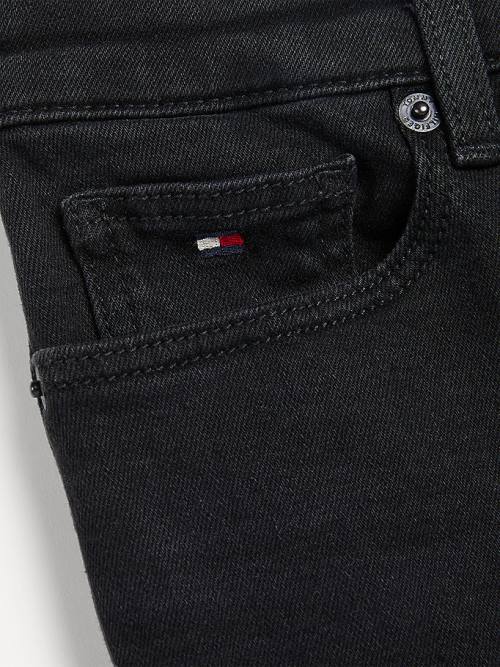 Tommy Hilfiger Scanton Slim Black Farmer Fiú Denim | TH723SUQ