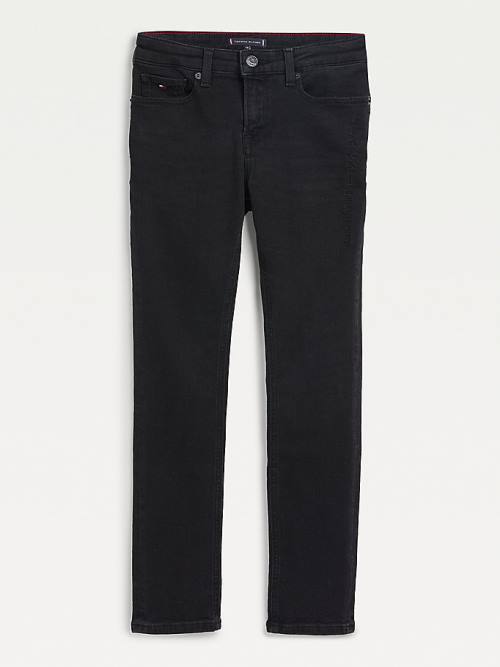 Tommy Hilfiger Scanton Slim Black Farmer Fiú Denim | TH723SUQ