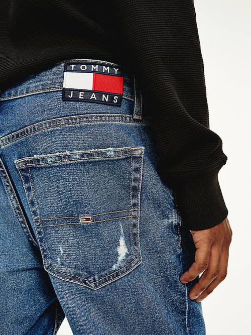 Tommy Hilfiger Scanton Slim Distressed Farmer Férfi Denim | TH149VHN