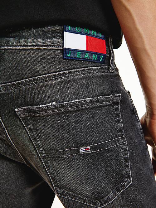 Tommy Hilfiger Scanton Slim Faded Black Farmer Férfi Denim | TH136VLQ