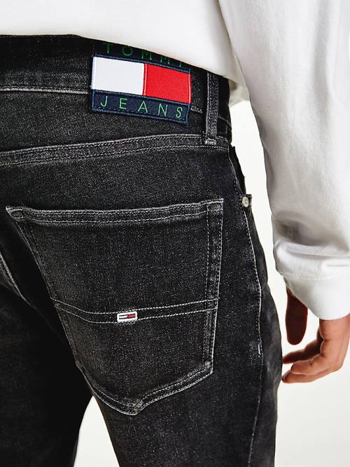 Tommy Hilfiger Scanton Slim Faded Black Farmer Férfi Denim | TH154OQM