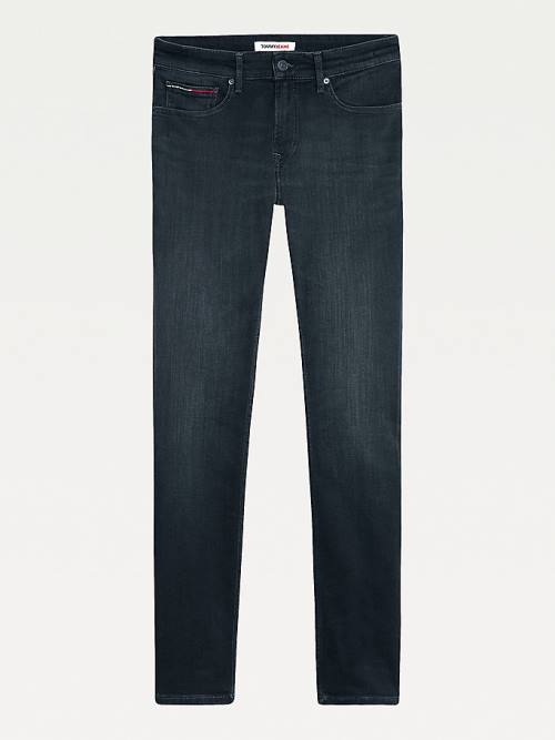 Tommy Hilfiger Scanton Slim Fit Black Faded Farmer Férfi Denim | TH789HRJ