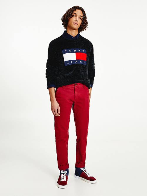 Tommy Hilfiger Scanton Slim Fit Chinos Nadrág Férfi Piros | TH694HGS