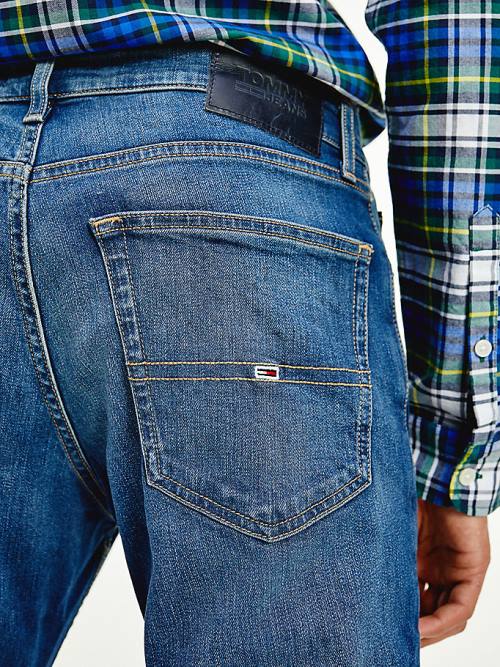 Tommy Hilfiger Scanton Slim Fit Faded Farmer Férfi Denim | TH648GYS