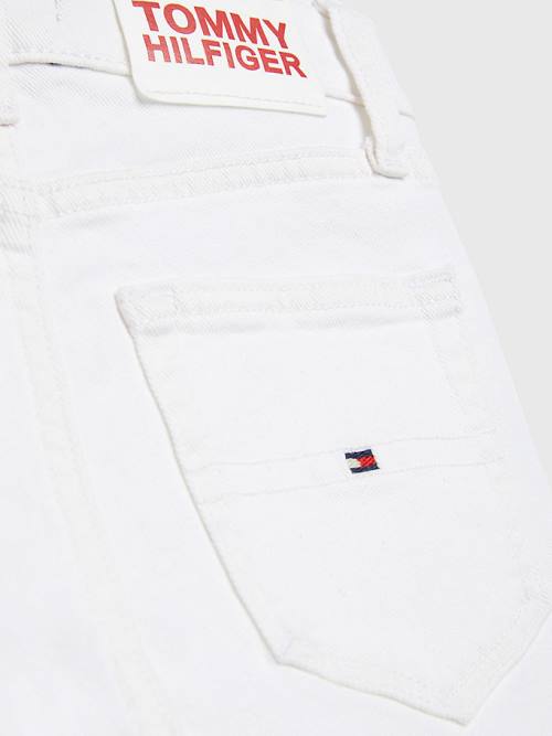 Tommy Hilfiger Scanton Slim White Farmer Fiú Denim | TH294FED