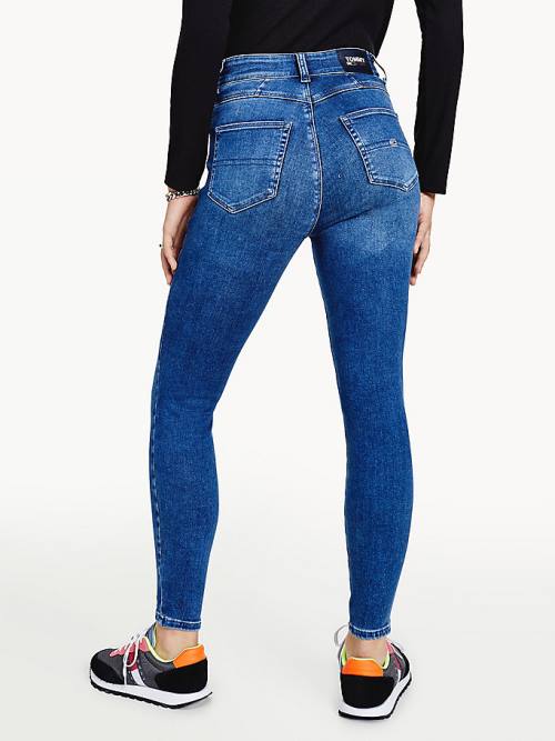 Tommy Hilfiger Shape High Rise Skinny Farmer Női Denim | TH129YGZ