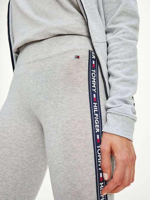 Tommy Hilfiger Side Logo Leggings Női Szürke | TH029PJB