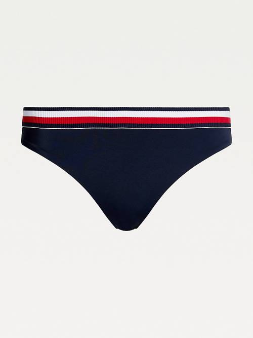 Tommy Hilfiger Signature Bikini Bottoms Fürdőruha Női Kék | TH417IWQ