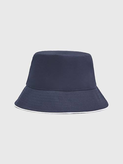 Tommy Hilfiger Signature Bucket Kalap Női Kék | TH172RKC