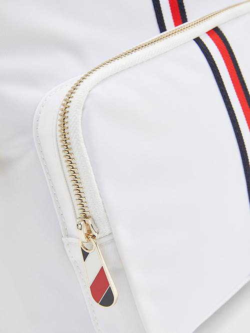 Tommy Hilfiger Signature Tape Backpack Táska Női Fehér | TH638RPN