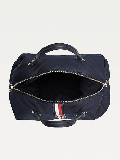 Tommy Hilfiger Signature Tape Weekender Táska Női Kék | TH274CLF