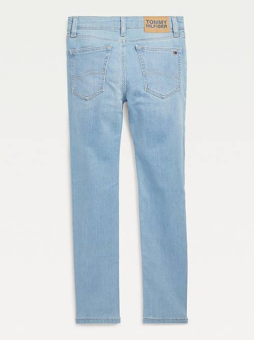 Tommy Hilfiger Simon Skinny Faded Farmer Fiú Denim | TH723VHJ