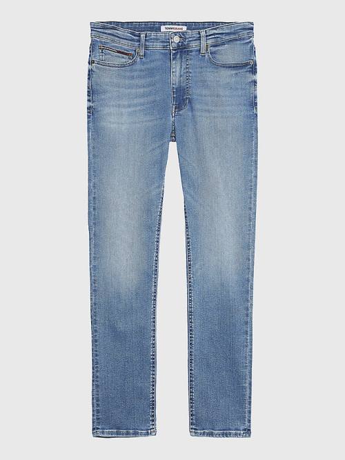 Tommy Hilfiger Simon Skinny Faded Farmer Férfi Denim | TH864CUP