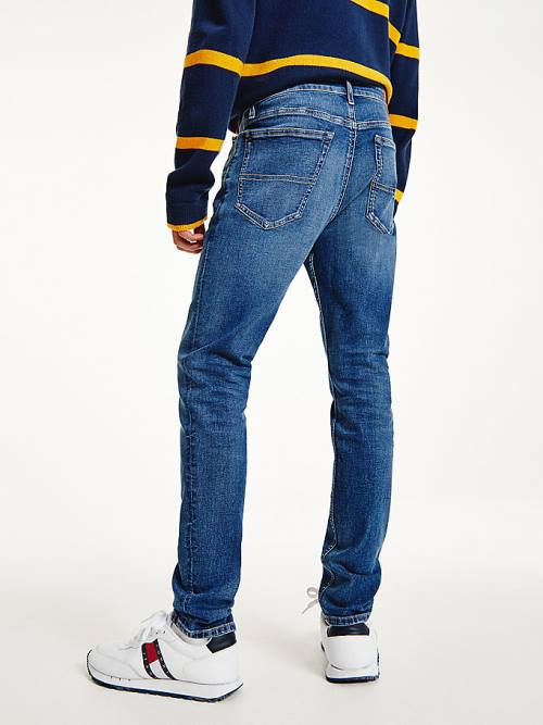 Tommy Hilfiger Simon Skinny Faded Farmer Férfi Denim | TH920SBW