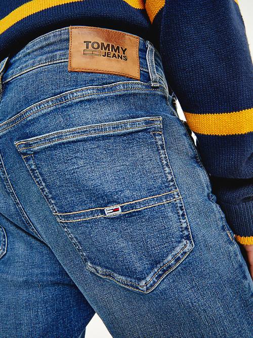 Tommy Hilfiger Simon Skinny Faded Farmer Férfi Denim | TH920SBW