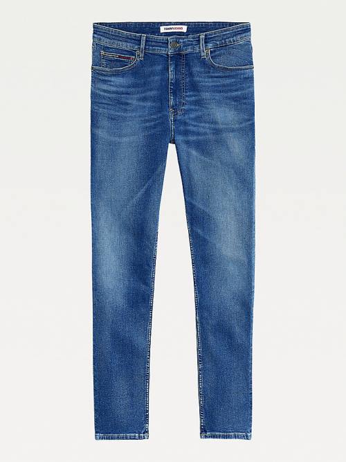 Tommy Hilfiger Simon Skinny Faded Farmer Férfi Denim | TH920SBW