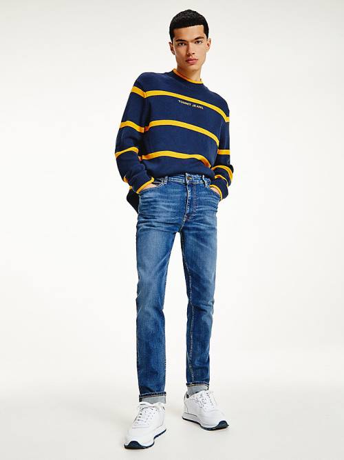 Tommy Hilfiger Simon Skinny Faded Farmer Férfi Denim | TH920SBW