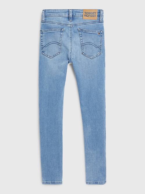 Tommy Hilfiger Simon Skinny Faded Farmer Fiú Denim | TH943CRK