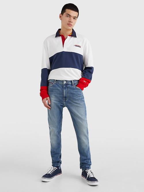 Tommy Hilfiger Simon Skinny Faded Farmer Férfi Denim | TH980TYK