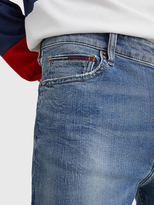 Tommy Hilfiger Simon Skinny Faded Farmer Férfi Denim | TH980TYK