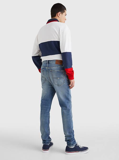 Tommy Hilfiger Simon Skinny Faded Farmer Férfi Denim | TH980TYK