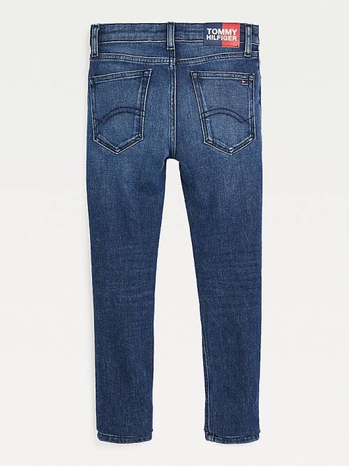 Tommy Hilfiger Simon Skinny Faded Hemp Farmer Fiú Denim | TH798YMG