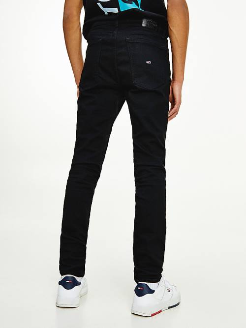 Tommy Hilfiger Simon Skinny Fit Black Farmer Férfi Denim | TH792NIG