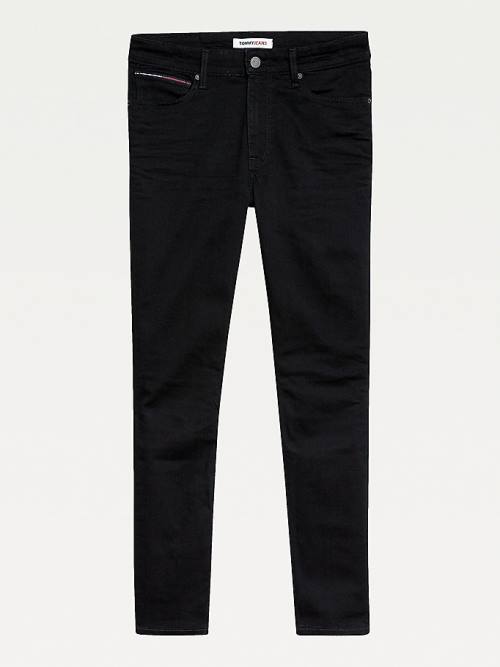 Tommy Hilfiger Simon Skinny Fit Black Farmer Férfi Denim | TH792NIG