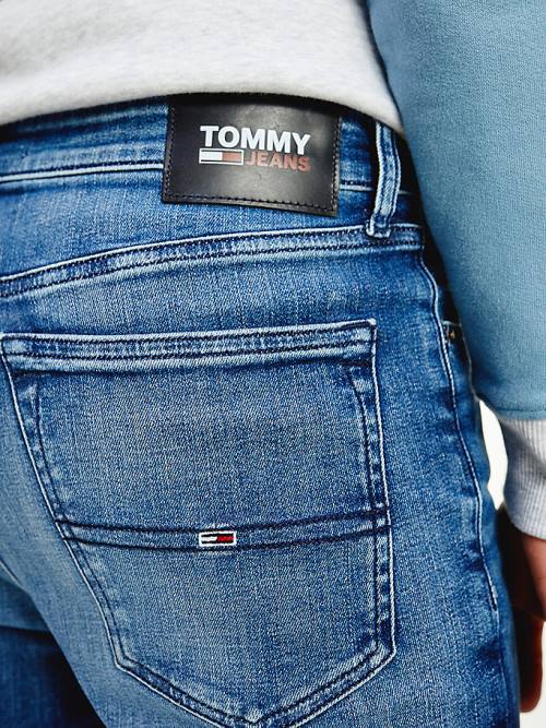 Tommy Hilfiger Simon Skinny Fit Faded Farmer Férfi Denim | TH613LAG