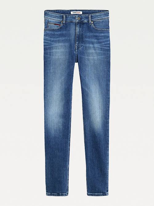 Tommy Hilfiger Simon Skinny Fit Faded Farmer Férfi Denim | TH613LAG