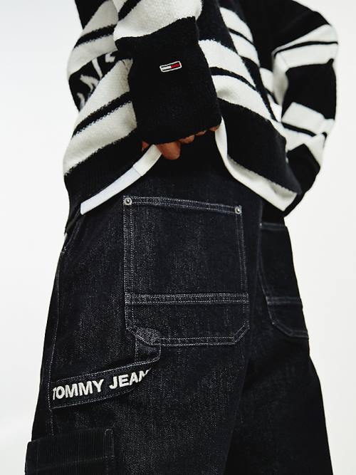 Tommy Hilfiger Skater Carpenter Black Farmer Férfi Denim | TH568DBC