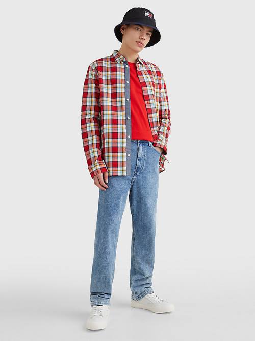 Tommy Hilfiger Skater Relaxed Faded Farmer Férfi Denim | TH634ZNY