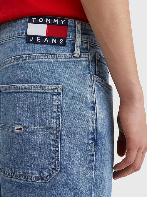 Tommy Hilfiger Skater Relaxed Faded Farmer Férfi Denim | TH634ZNY