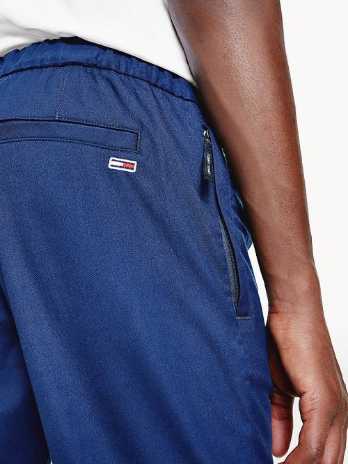 Tommy Hilfiger Slim Fit Joggers Nadrág Férfi Kék | TH832QRU