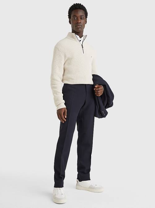 Tommy Hilfiger Slim Fit Nadrág Férfi Kék | TH651QYD