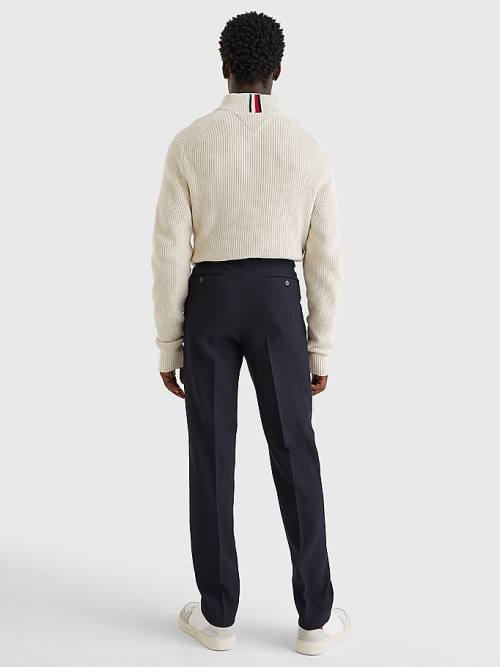 Tommy Hilfiger Slim Fit Nadrág Férfi Kék | TH651QYD