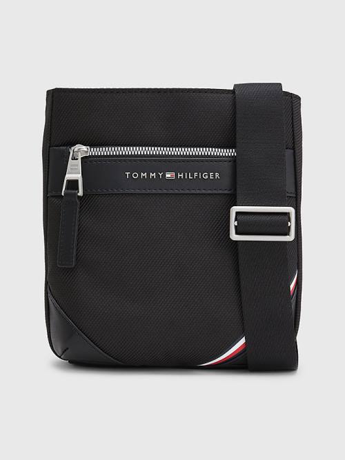 Tommy Hilfiger Small Crossover Táska Férfi Fekete | TH039RWA