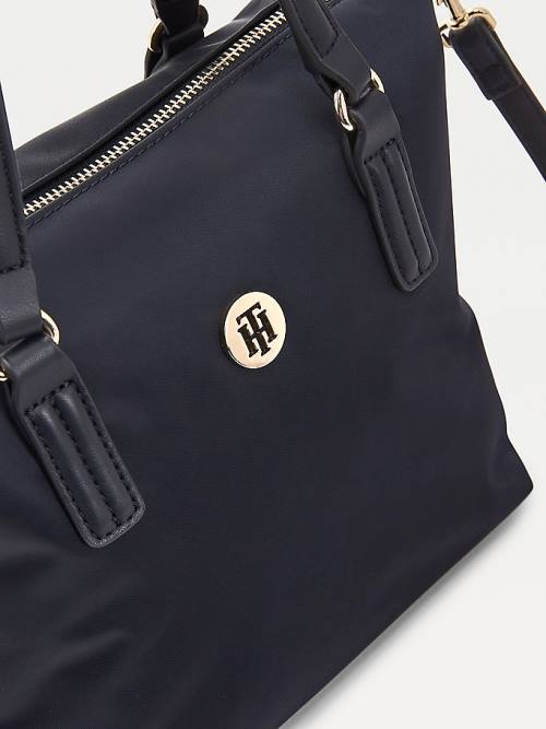 Tommy Hilfiger Small Recycled Tote Táska Női Kék | TH327RSK