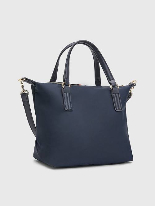 Tommy Hilfiger Small Signature Tote Táska Női Kék | TH045BAO