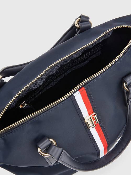 Tommy Hilfiger Small Signature Tote Táska Női Kék | TH045BAO