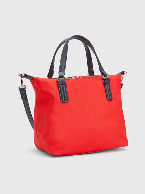 Tommy Hilfiger Small Signature Tote Táska Női Piros | TH293SAR