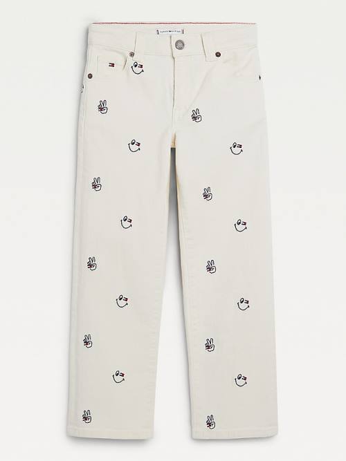 Tommy Hilfiger Smiley Farmer Lány Denim | TH612DOF