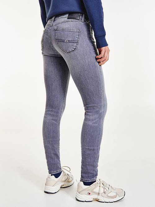 Tommy Hilfiger Sophie Low Rise Skinny Black Farmer Női Denim | TH421ZEQ