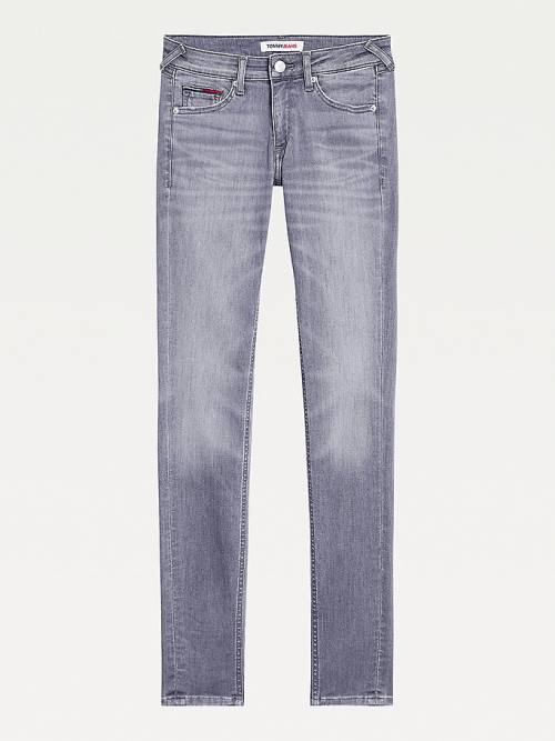 Tommy Hilfiger Sophie Low Rise Skinny Black Farmer Női Denim | TH421ZEQ