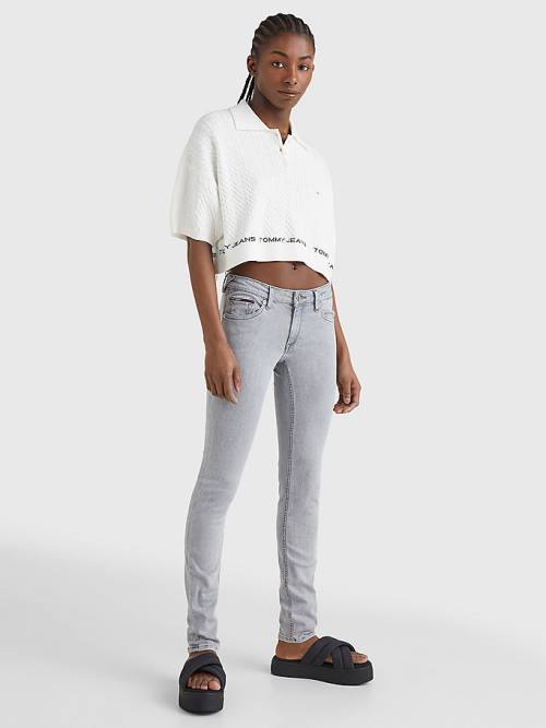 Tommy Hilfiger Sophie Low Rise Skinny Faded Farmer Női Denim | TH091WAL