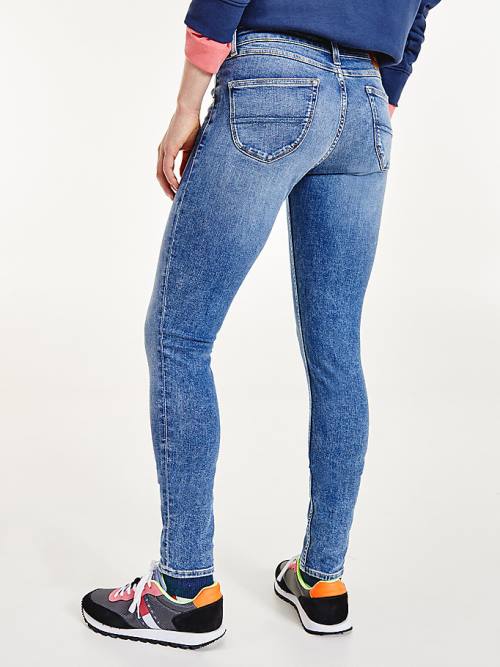 Tommy Hilfiger Sophie Low Rise Skinny Faded Farmer Női Denim | TH320JHC