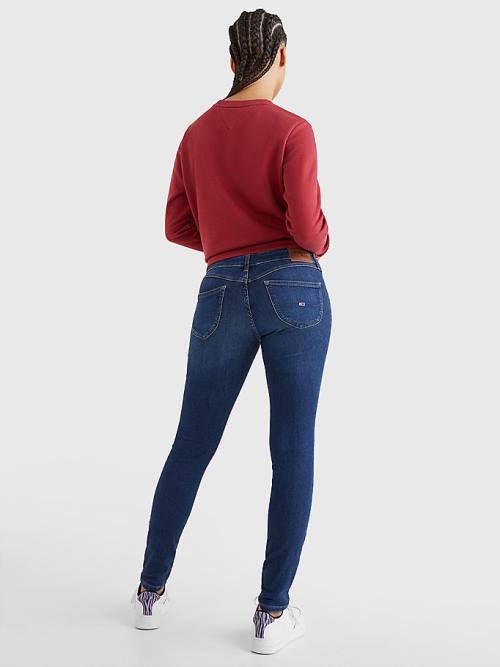 Tommy Hilfiger Sophie Low Rise Skinny Farmer Női Denim | TH519DBH