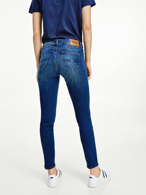 Tommy Hilfiger Sophie Low Rise Skinny Faded Farmer Női Denim | TH836DRN